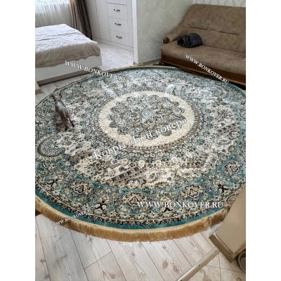 Восточный Ковер Для Гостиной Медальон Дизайн 29931 Круг