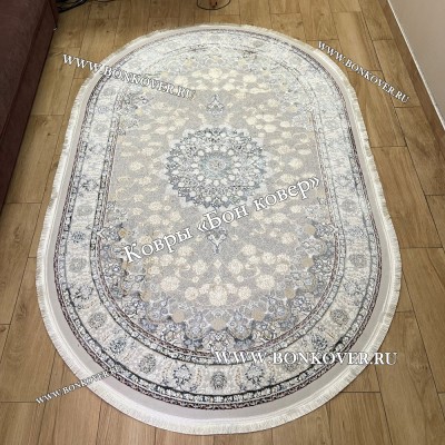 Персидский Ковер Для Гостиной Дизайн 29696 New NN Овал