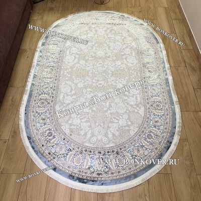 Персидский Ковер Для Гостиной Дизайн 29686 New NN Овал