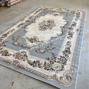 Ковер Для Гостиной Дизайн 02 Серый Прямоугольный