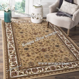 Бежевый Ковер Для Гостиной Арт 25491