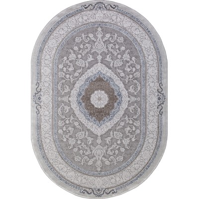 Ковер Armina 03874A BLUE / BLUE Овал