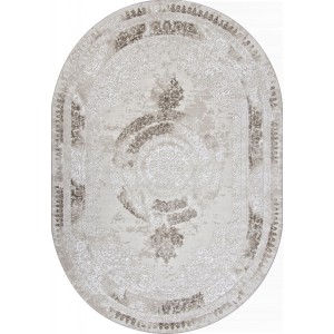 Ковер Armina 04087A BROWN / BROWN Овал